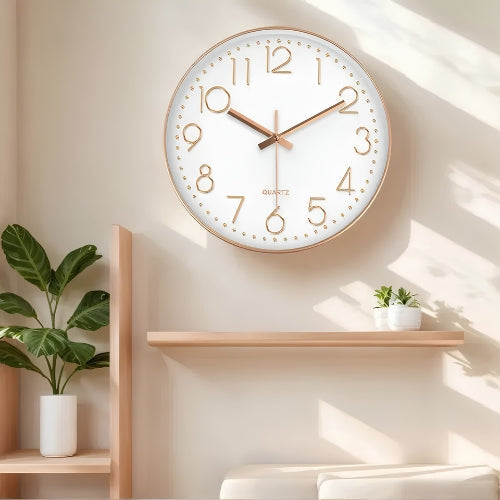 Wall Clock Pink Image