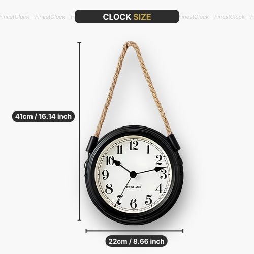 Metal Vintage Wall Clock