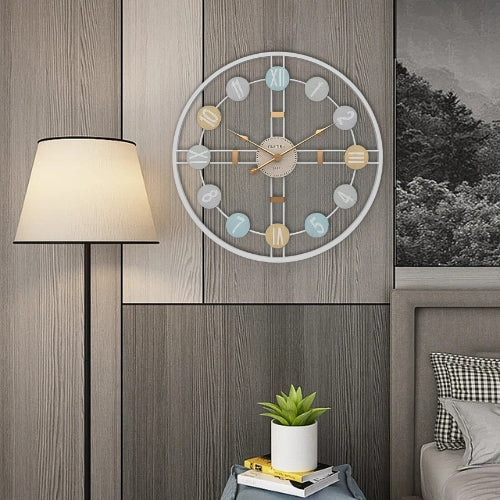 Large Contemporary Silent Wall Clock