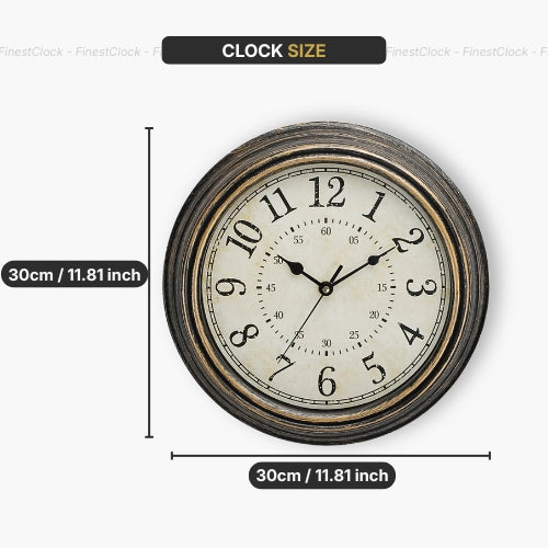 Vintage Quartz Wall Clock