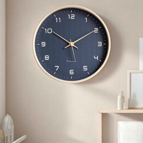 Nordic Minimalist Wall Clock Black