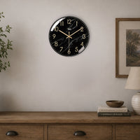 Black Minimalist Wall Clock