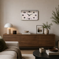 Horizontal Rectangular Wall Clock