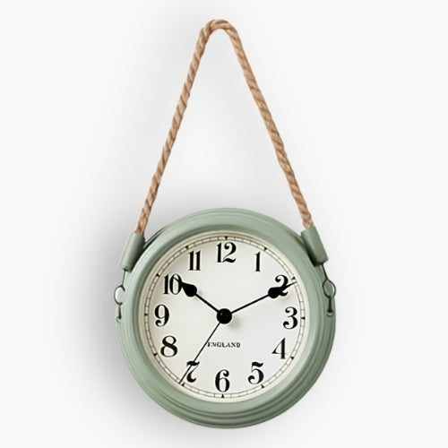 Vintage Style Metal Wall Clock