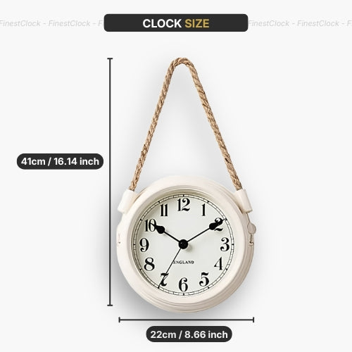 Vintage Metal Kitchen Wall Clock