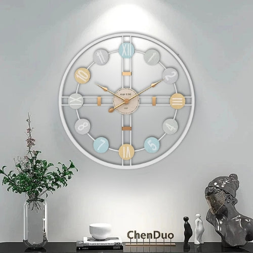 Large Contemporary Silent Wall Clock