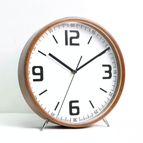 Silent Wooden Wall Clock