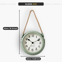 Vintage Style Metal Wall Clock