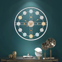 Large Contemporary Silent Wall Clock