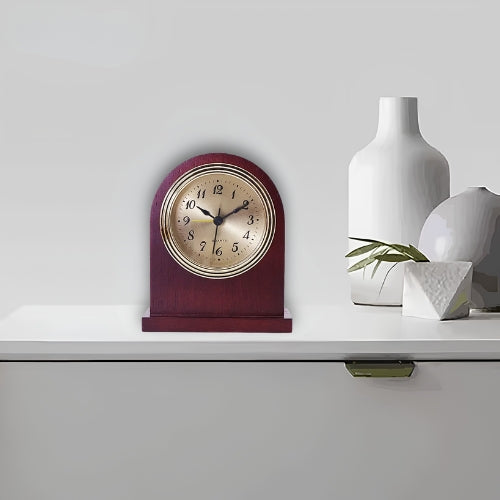 Antique Wood Mantel Clock