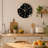 Black Minimalist Wall Clock