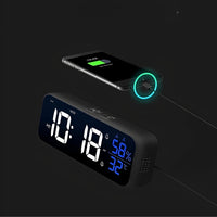 Digital Clock With Temperature And Humidity Display