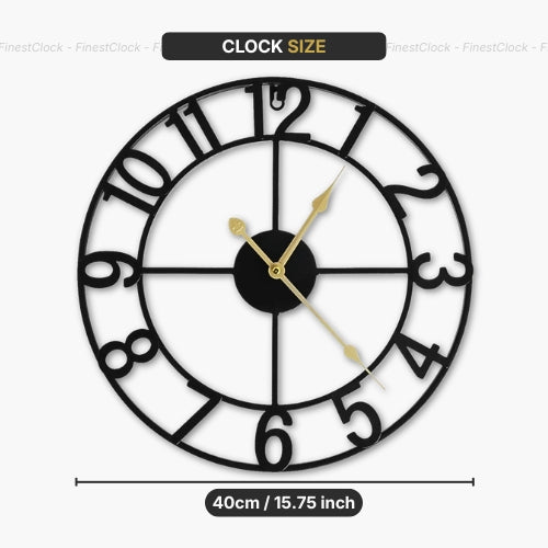 Vintage Round Wall Clock
