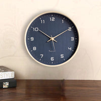 Nordic Minimalist Wall Clock Black