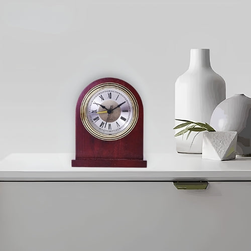 Antique Wood Mantel Clock