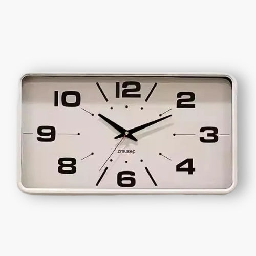 Horizontal Rectangular Wall Clock