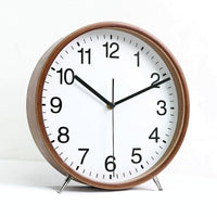 Silent Wooden Wall Clock
