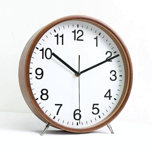 Silent Wooden Wall Clock
