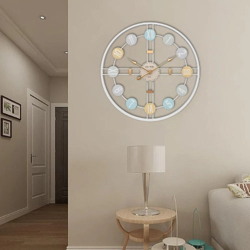 Large Contemporary Silent Wall Clock