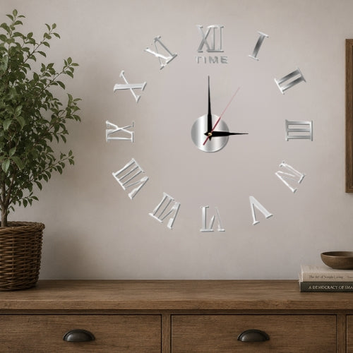 3D Wall Clock Roman Numerals