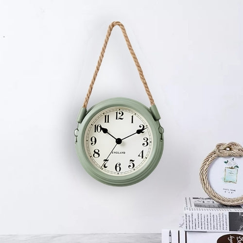 Vintage Style Metal Wall Clock
