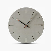 Modern Grey Wall Clock