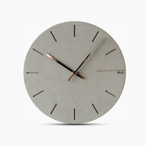 Modern Grey Wall Clock