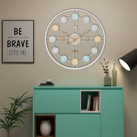 Large Contemporary Silent Wall Clock