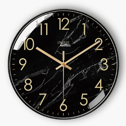 Black Minimalist Wall Clock