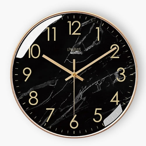 Black Minimalist Wall Clock