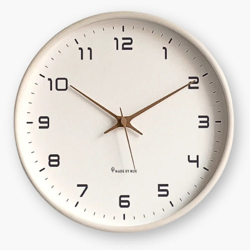 Modern Nordic Wall Clock White