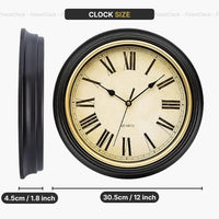 Large Retro Wall Clock UK