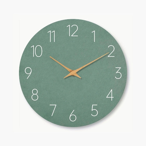 Green Kitchen Wall Clock