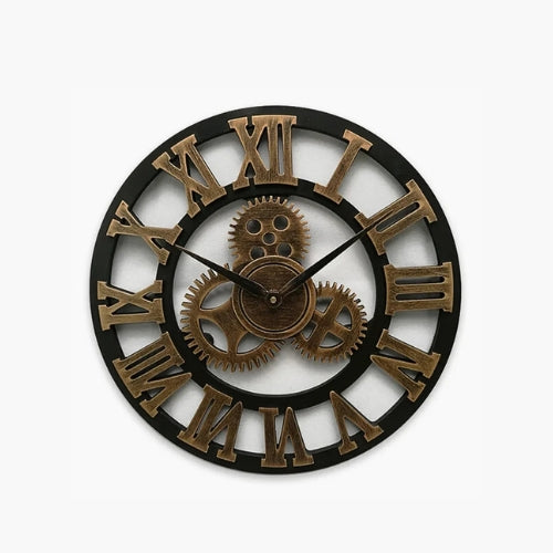 Clock Wall Wood Large Old European
