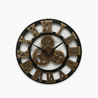 Clock Wall Wood Large Old European