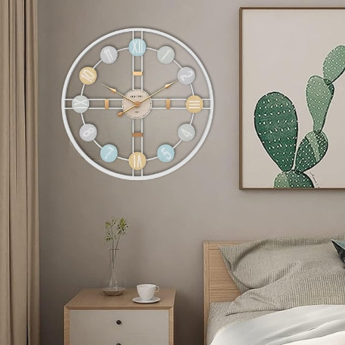 Large Contemporary Silent Wall Clock
