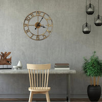 Gold Vintage Round Wall Clock