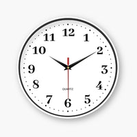 White Simple Wall Clock Design