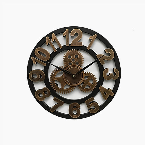Clock Wall Wood Large Old European