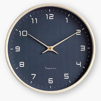 Nordic Minimalist Wall Clock Black