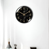 Black Minimalist Wall Clock