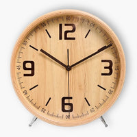 Silent Wooden Wall Clock