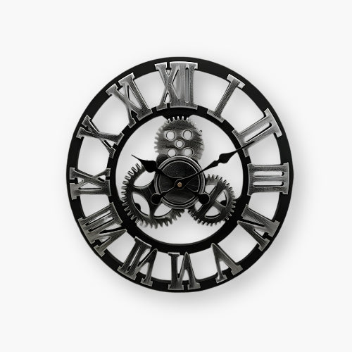 Clock Wall Wood Large Old European