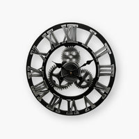 Clock Wall Wood Large Old European