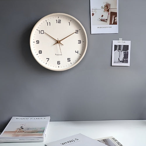 Modern Nordic Wall Clock White