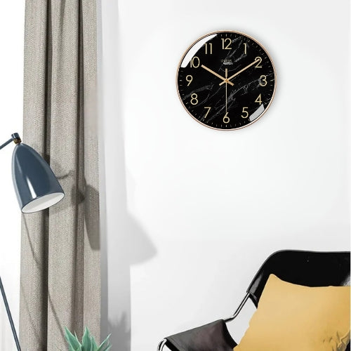 Black Minimalist Wall Clock