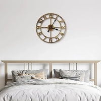 Gold Vintage Round Wall Clock