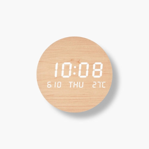 Led Digital Wall Clock With Date Temperature Calendar
