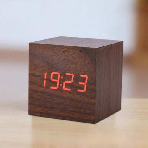 Wooden Digital Desk Clock
