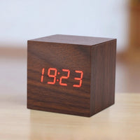 Wooden Digital Desk Clock